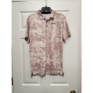 Nike Dri-Fit Solar Floral Tour Golf Polo Shirt Mens SMALL Pink DX6090-640 NEW